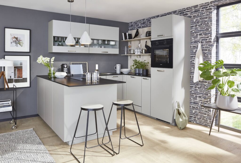 White touch kitchen - Prestons Kitchen