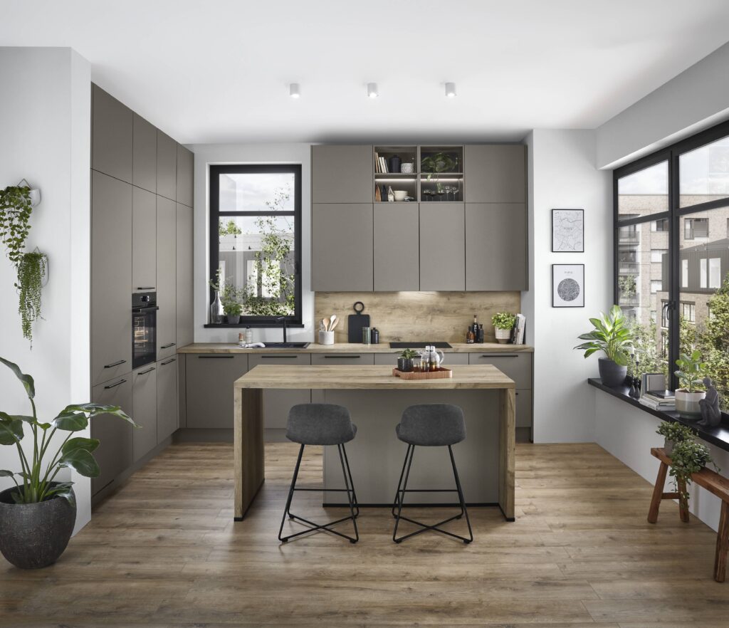 Laser grey kitchen by Prestons Kitchens